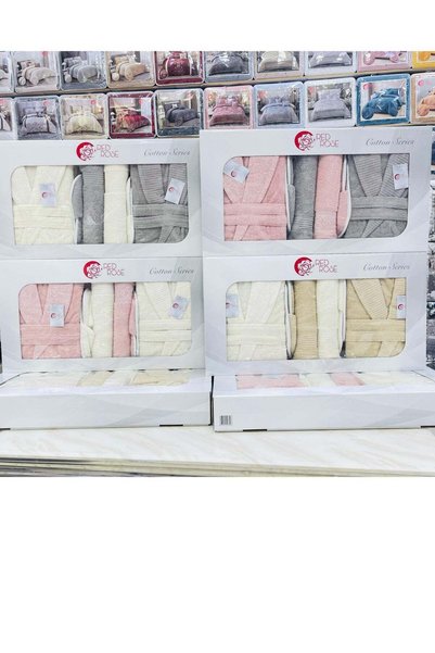 Red Rose Modern Turkish 11-Piece Bathrobe Set: A Luxurious Experience for Comfort and Elegance