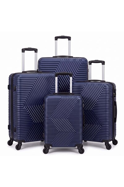 Sister 4-Piece ABS Hard Shell Luggage Set, 20/24/28/32-Inch, TSA-Approved Loc...