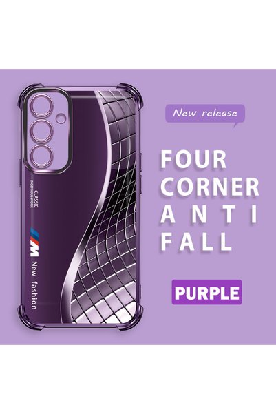 ucuc Samsung Galaxy A55 Compatible Transparent Back Four-Corner Reinforced Im...