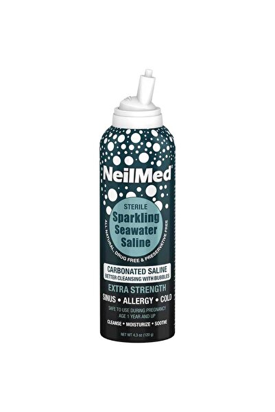 NeilMed Spray nazal hipertonizant cu apă de mare carbonatată, 125 ml