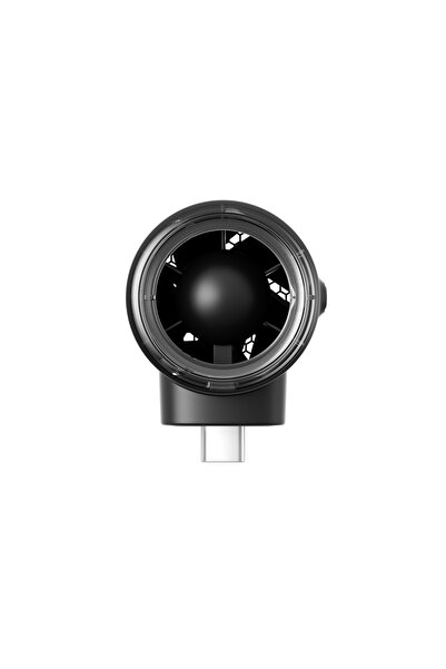 Aecooly PK01-F1 Type-C Bağlantılı 4 Kademeli Portatif Soğutucu Mini Fan Siyah