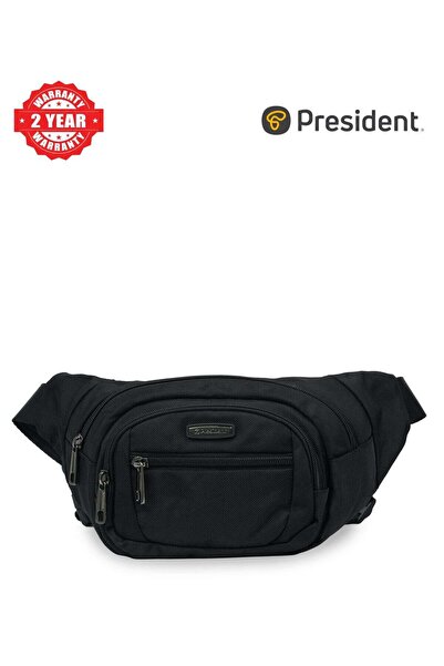 President Premium 11.5" Compact Waist Pack for Men and Women, Waterproof Bag,...