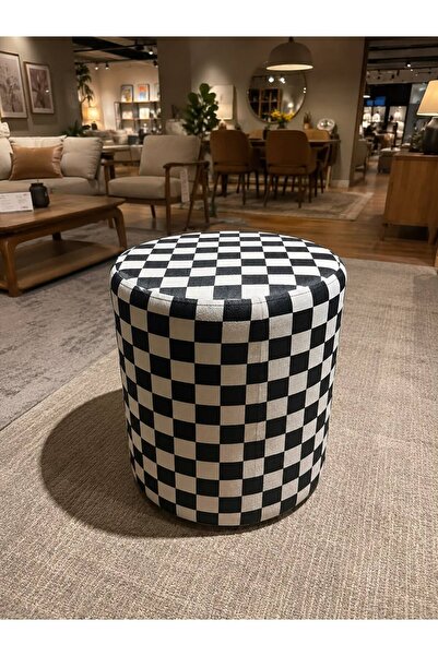 Akse Design Kare desen puf