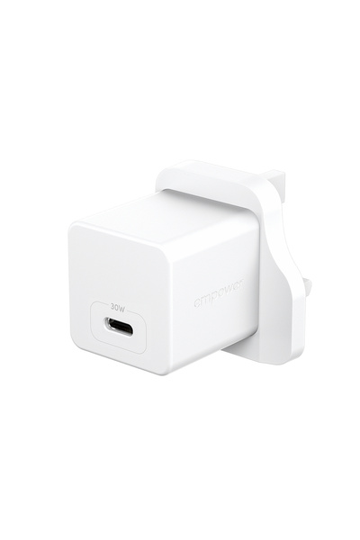 EMPOWER ™ by PanzerGlass® Turbo 30W Charger Single USB-C | UK Plug | Silver W...