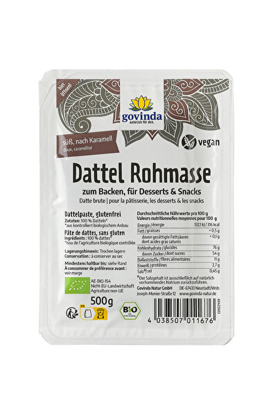 Govinda Organic Date Paste 500 g