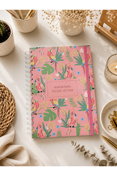 Lizy 2026-2027 Academic Agenda - 17X24Cm Spiral Planner School Notebook