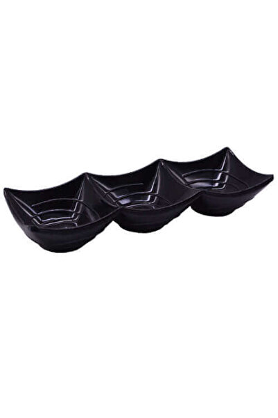 OEM ΜΠΩΛΑΚΙΑ ΣΕΤ 3 ΘΕΣΕΩΝ 24x8x4cm - (ΜΑΥΡΟ)