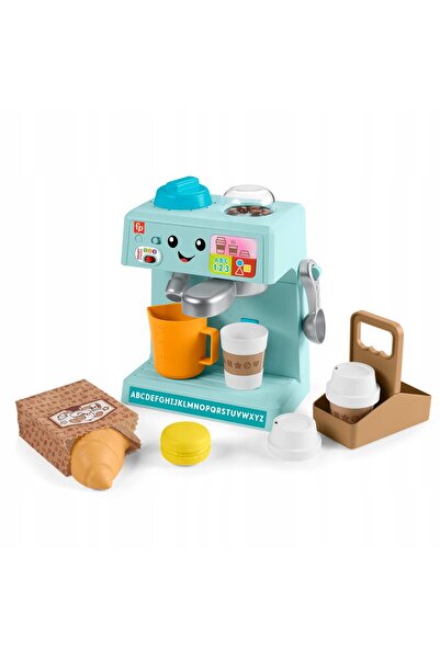 FISHER-PRICE BABY MAȘINĂ DE CAFEA INTERACTIVĂ PENTRU COPII CU SUNEȚE ȘI ACCES...