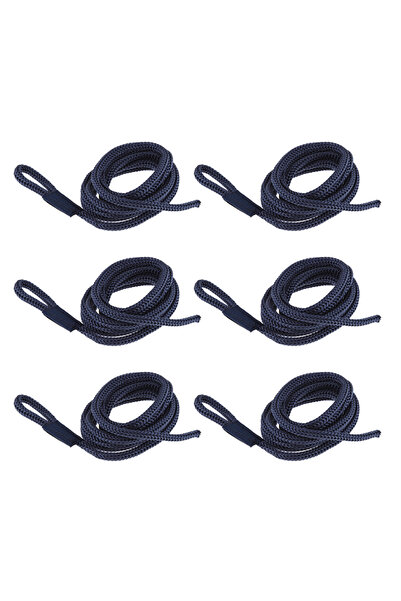Choice1 6x Blue Rope 6pcs Boat Fender Lines Double Braided 6mm Thickness Bump...