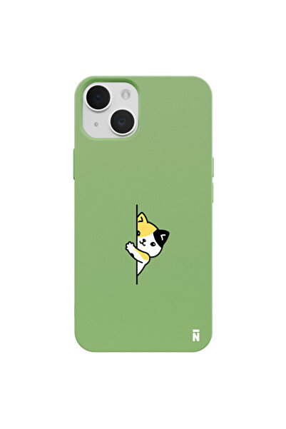 Casen iPhone 11 Yeşil Lansman Renkli Silikon Cat Lover Kedi Tasarımlı Kamera ...