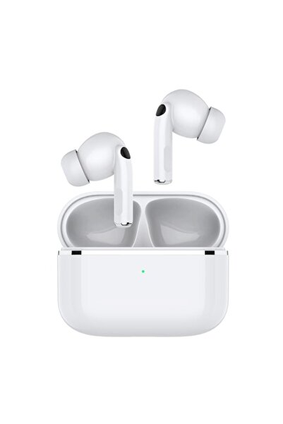 EALMEU Căști wireless, ALBE, Bluetooth TWS, Autonomie totală 20h (16h în carc...
