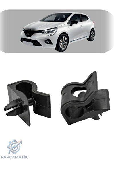 PARÇAMATİK Renault Clio 5 Kaput Dayama Demiri Klipsi 7703179156 Kaput Çubuk K...
