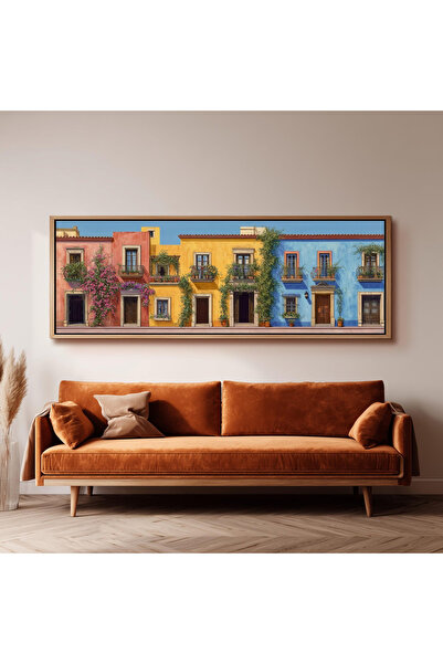 Tuba Decor Tek Parça Gerçek Ahşap Yatay Panorama