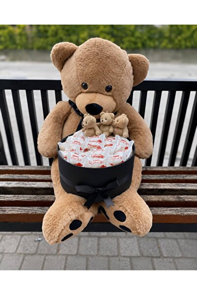 Lüks Peluş Ayıcıklı Raffaello Aranjmanı