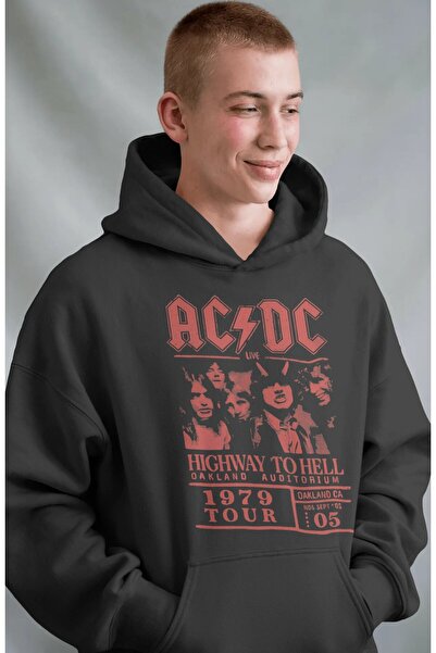SEVBANO Ac Dc Rock Metal Music Band Pre-Printed Unisex Oversize Premium Hoodie