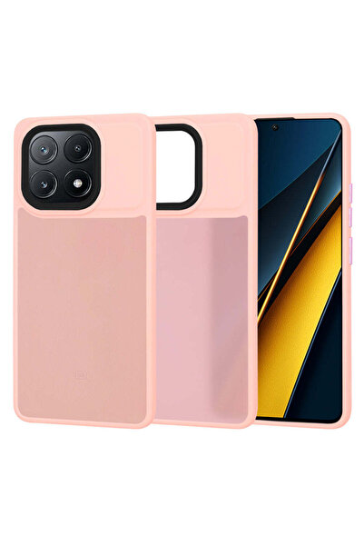 Techsuit Калъф за Xiaomi POCO X6 Pro, серия HaloFrost, розов - розов