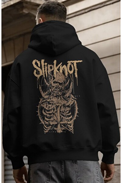 SEVBANO Slipknot Ροκ Μέταλ Μουσικό Συγκρότημα με Στάμπα στην Πλάτη Unisex Ove...