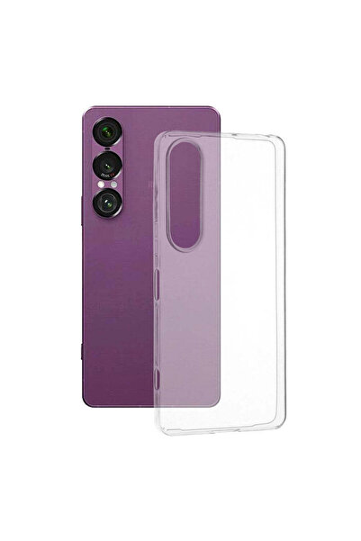 Techsuit Husă pentru Sony Xperia 1 VII, din silicon transparent, transparentă...