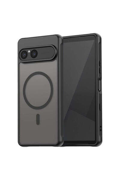 Techsuit Husă pentru Sony Xperia 10 VII, HaloFrost II MagSafe, negru - negru