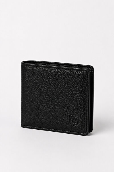bihan store Men's Oval Edge Vertical Credit Card Holder Wallet 148 - Black Mi...