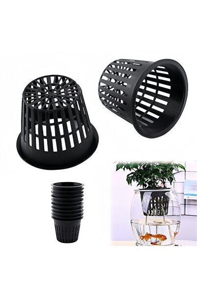 Generic Brand Coș pentru răsaduri - Negru - Pachet de 10