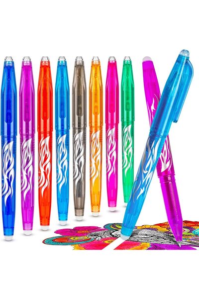 bolivia's 8 Pcs Bolivia Erasable Pens, 0.5mm Fine Point Pens, Heat Erasable F...