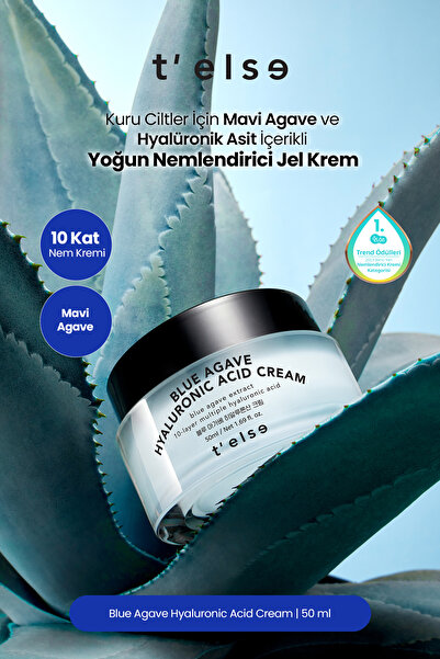 T'else Hyalüronik Asit İçerikli Yoğun Nemlendirici Jel Krem T’ELSE Blue Agave Hyaluronic Acid Cream