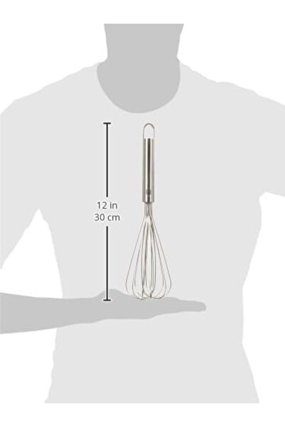 Yıldızan Albemo Pro Whisk, 28 Cm, Metallic Gray, 18/10 Stainless Steel, 18/10...