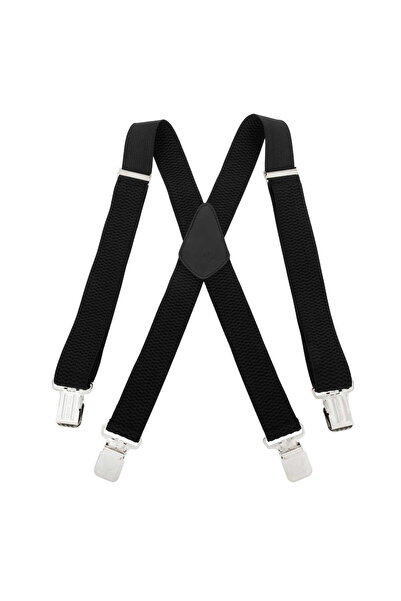 TOPGAL Bretele late și rezistente, cu cusături groase de 4 cm, negre.