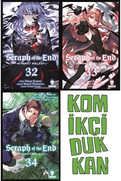 Kurukafa Yayınevi SERAPH OF THE END – KIYAMET MELEĞİ 32-33-34 SET(KD 3 KİTAP ...