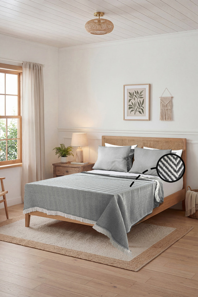 Monolisse طقم أرسين ساكرادو بيك مزدوج أنثراسايت 200*220 سم