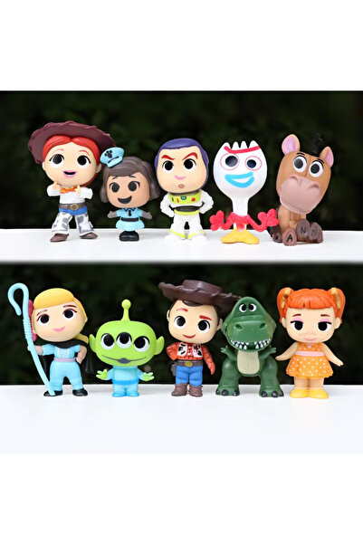 Choice مجموعة بانداي من 10 قطع شخصيات أنمي من فيلم Toy Story تشمل باز لايتير ...