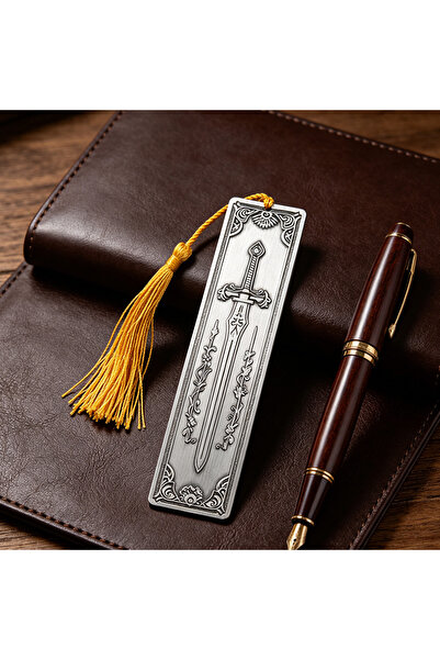 choice2 funko SQ2809 Medieval Engraved Sword Bookmarks Retro Metal Page Marke...