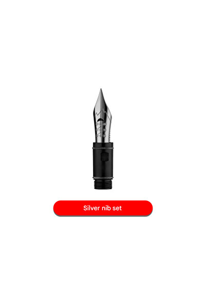 Choice3 sliver nib set MAJOHN Soft Elastic Calligraphy Nib Round Body Pointed...