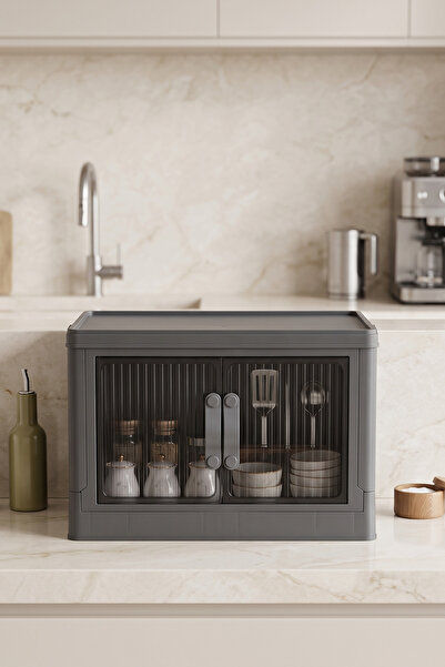 Kitchen Life Tekli İstiflenebilir Portatif Katlanabilir Çok Amaçlı Organizer ...