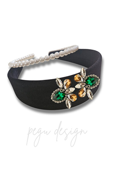 pegu baby collection ΣΕΤ LUX 2 ΤΕΜΑΧΙΩΝ: ΚΟΡΝΗ ΜΕ ΠΕΡΙΓΡΑΜΜΑ ΚΑΙ ΠΕΤΡΕΣ, ΜΑΥΡ...