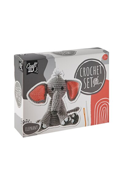 CraftID Set de croșetat DIY Elefant CR1733/GE