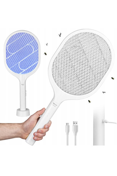 OEM Paleta Electrica Anti Tantari Cu Lumina UV, Incarcare USB, Pliabila, 3000...