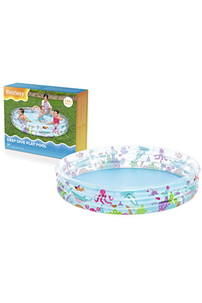 BESTWAY Надуваем басейн Sea World 183 x 33 см 51005, 3+ години