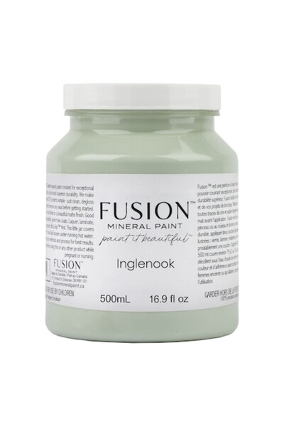 Fusion Vopsea decorativă, Inglenook, verde mentă deschis, finisaj mat, 500 ml