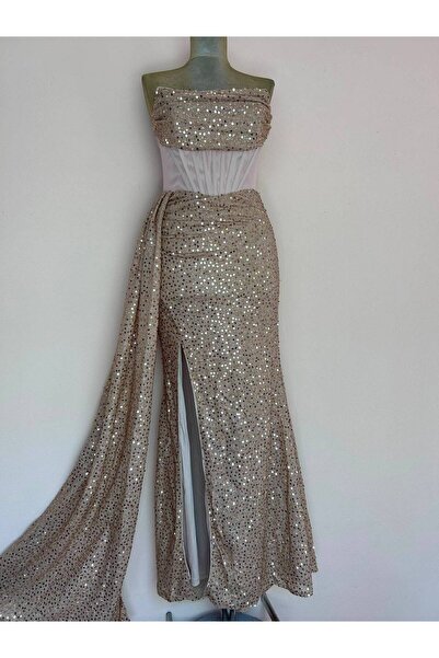 Generic Brand Rochie cu paiete