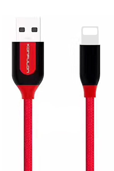 Fuchsia S51 lightning cable compatible with iphone 1m 3a - black