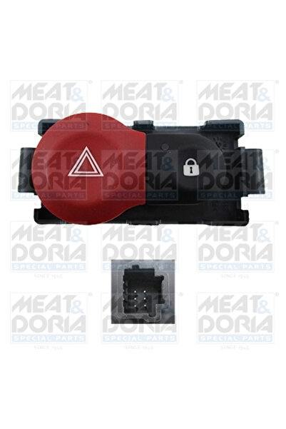 MEATDORIA Comutator ,Lumini De Avarie 23647 Renault Clio 3