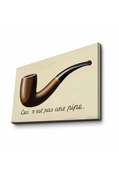 OEM Tablou decorativ pe pânză Wallxpert René Magritte, 45x70 cm, pânză 100% p...