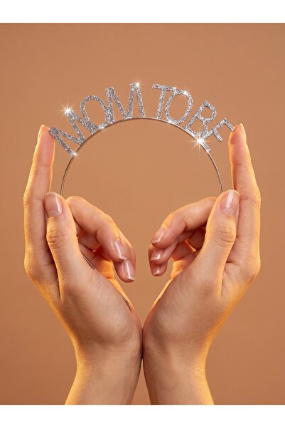 Valmont Accessories Mom to Be Written Crystal Stone Sparkling Celebration Crown