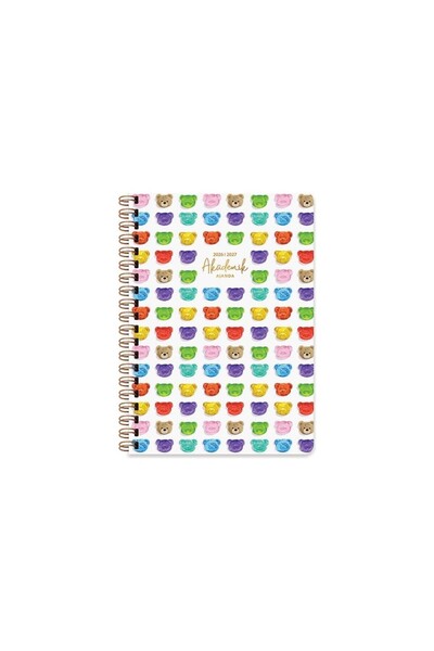 KESKİN COLOR Akademik Ajanda 17 X 24Cm Spiralli - Teddy 600208-99