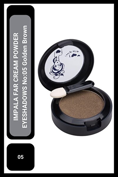 IMPALA Far Cream Powder Eyeshadows No:5 Golden Brown