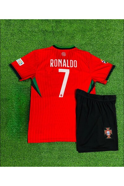 MONTENERO Portekiz 2024-25 Sezonu Cristiano Ronaldo Iç Saha Çocuk Forması