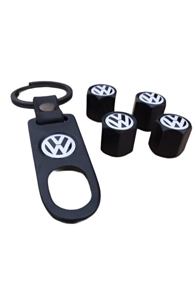 GARDENAUTO Volkswagen Metal Valve Cover-Keychain Set