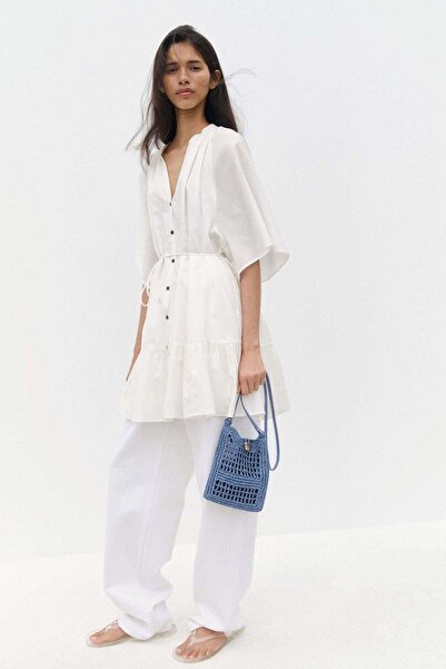 H&M Tie-belt shirt dress